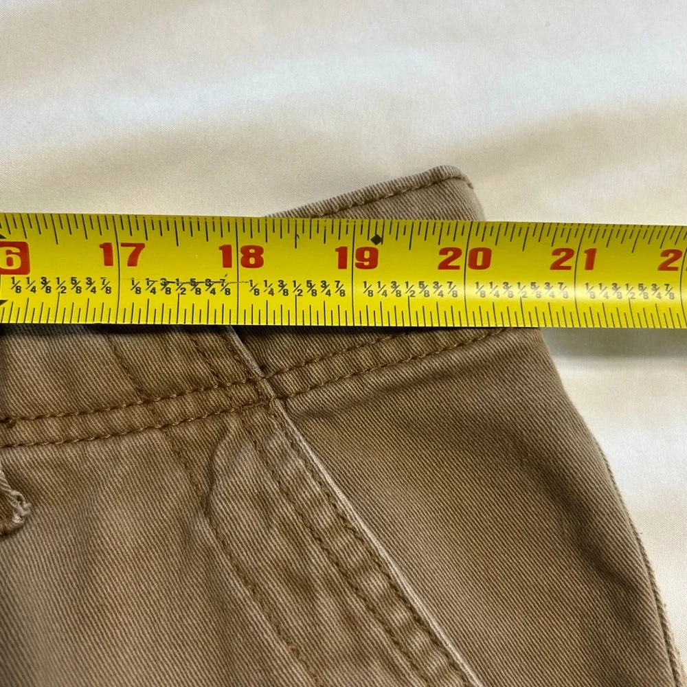 Iron Co Mens Cargo Shorts Size 40 Tobacco Brown Cotton Utility Multi-Pocket